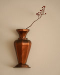 Copper wall vase