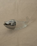 Silver coloured fish glass