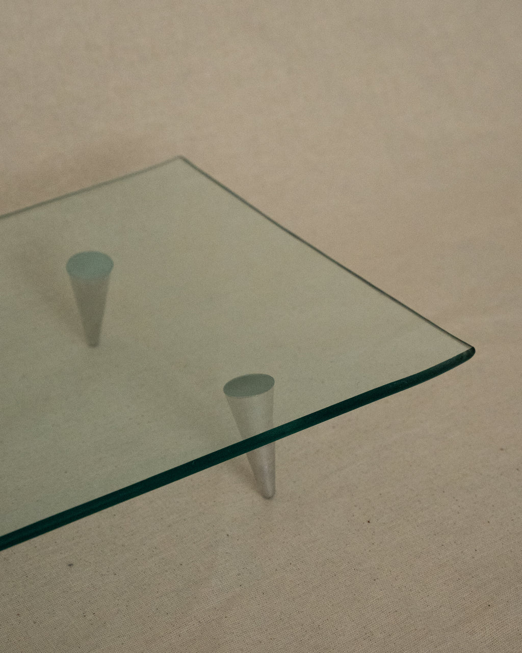 Rectangle atomic feet glass dish