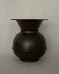 Copper vase pot with tapered neck