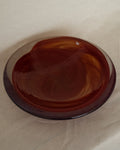 Kosta boda red glass bowl