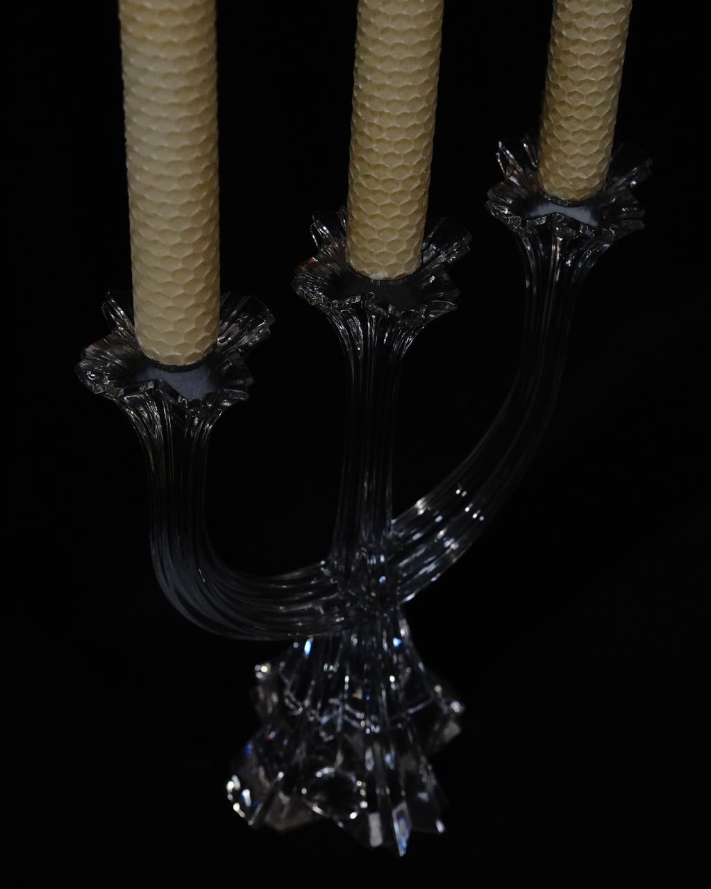 Crystal candelabra