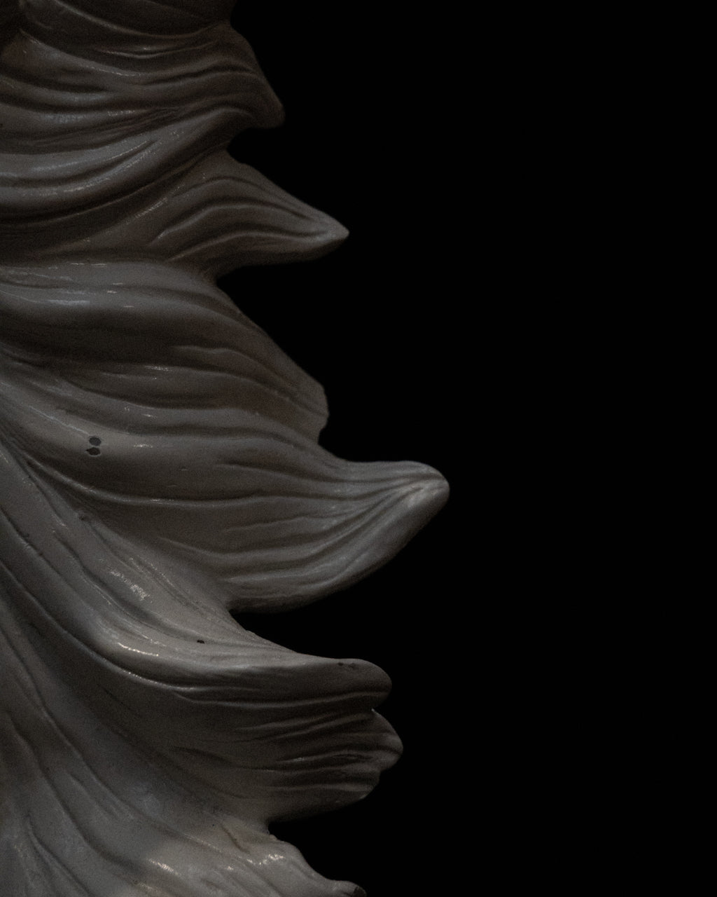 White horse head, possibly made of resin