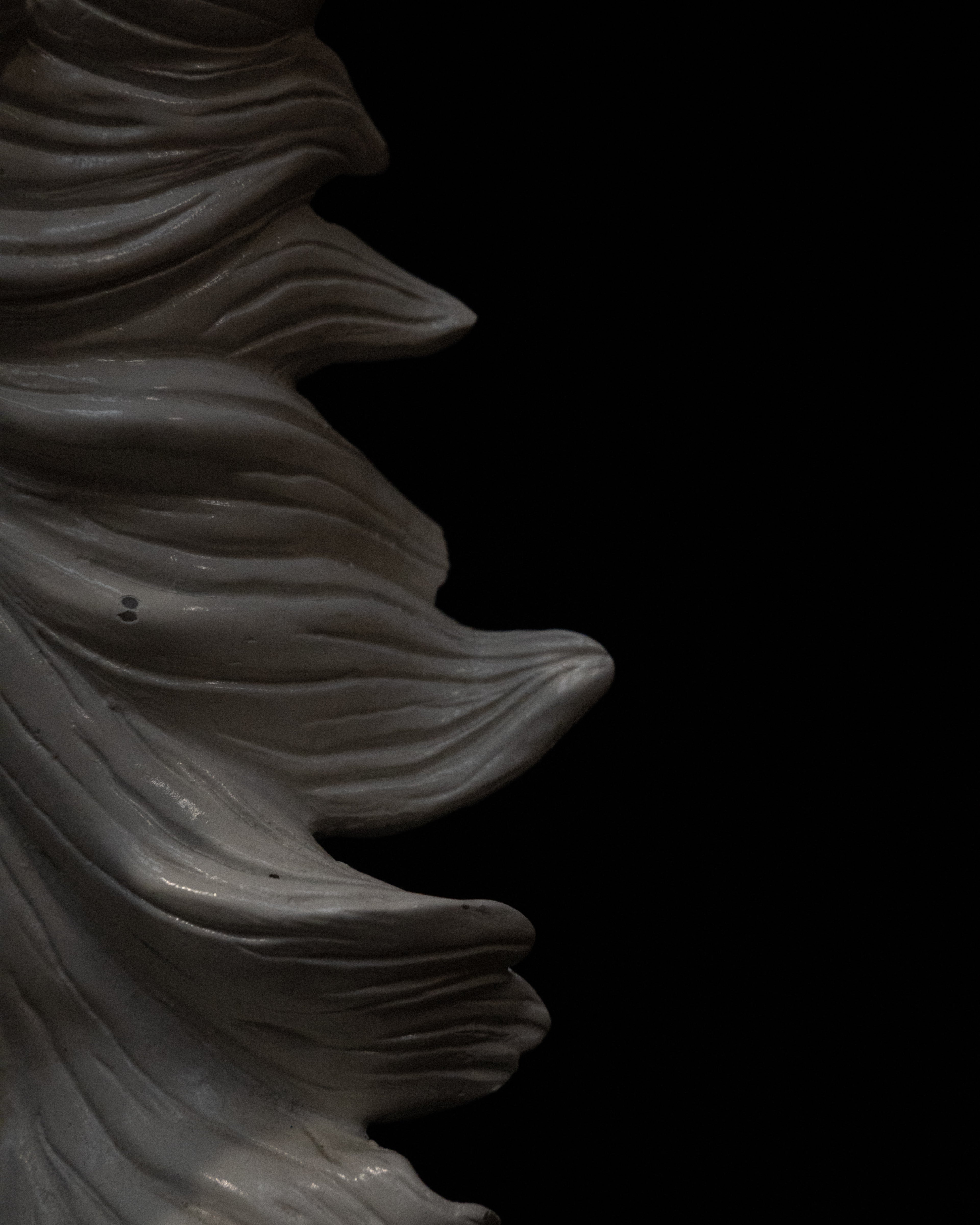 White horse head, possibly made of resin