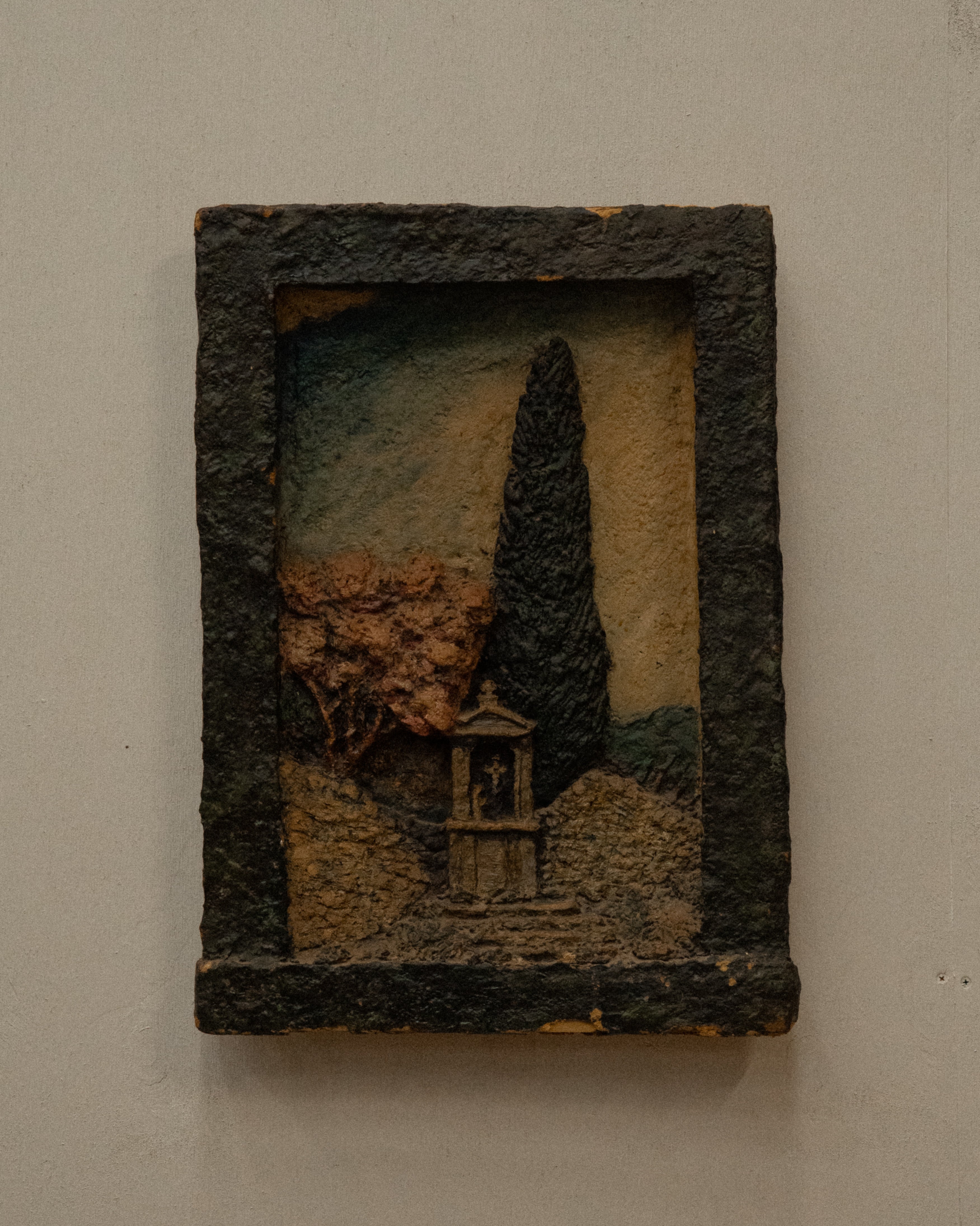 French paper mache artwork