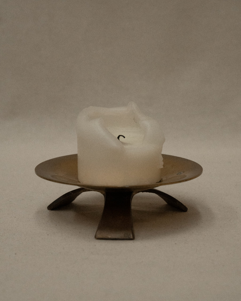 Brass candle holder