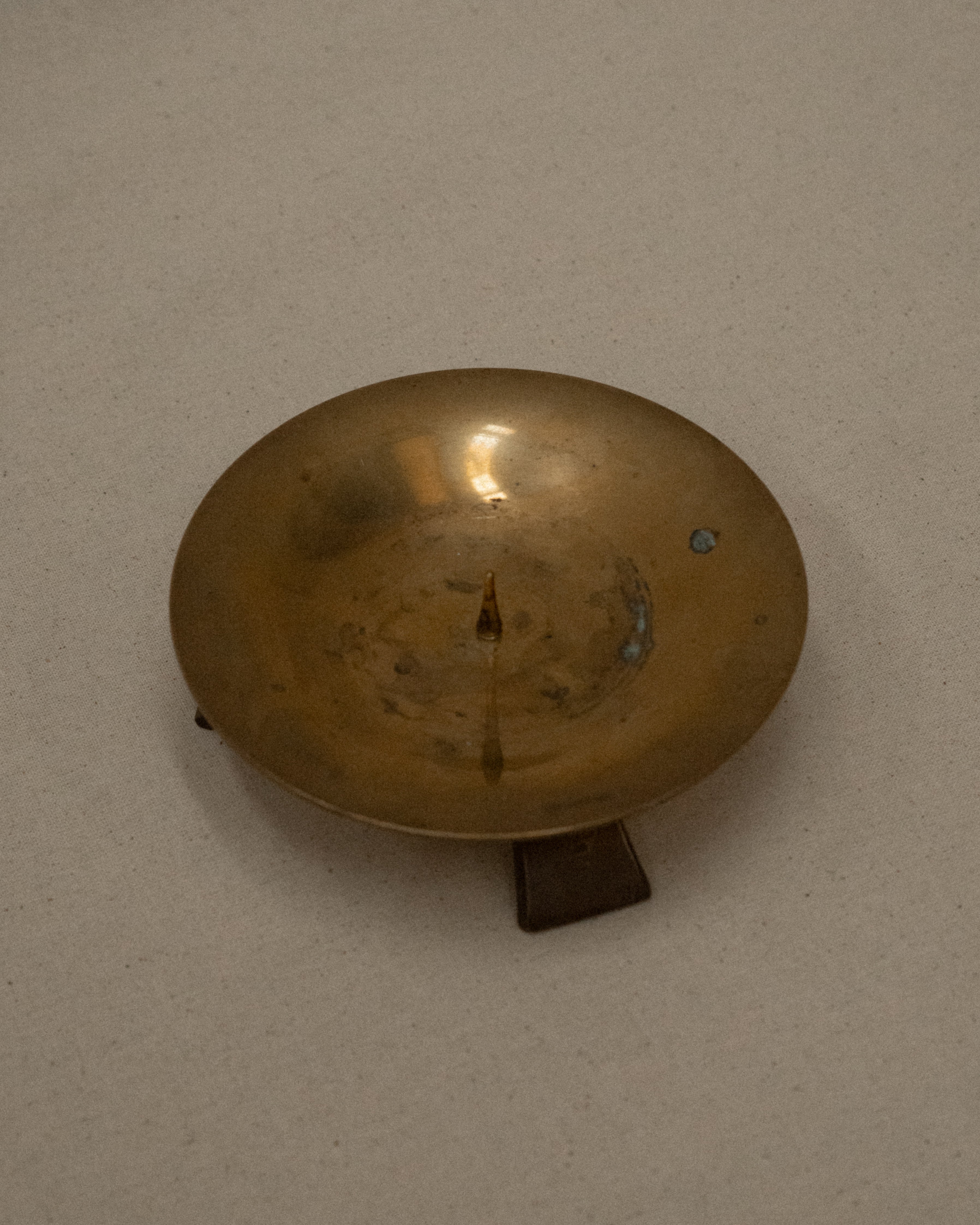 Brass candle holder