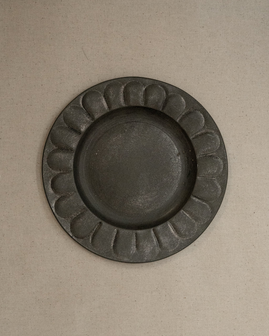 Mexican folk art punched tin plates