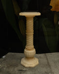Alabaster pedestal