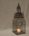 Wire castle sculpture