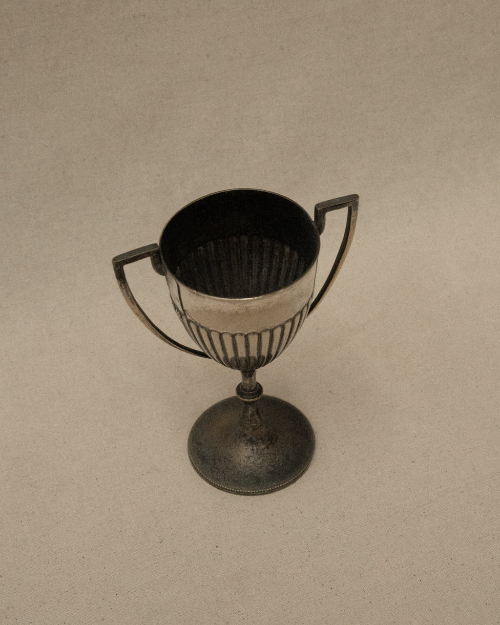 Silver plated trophy cup