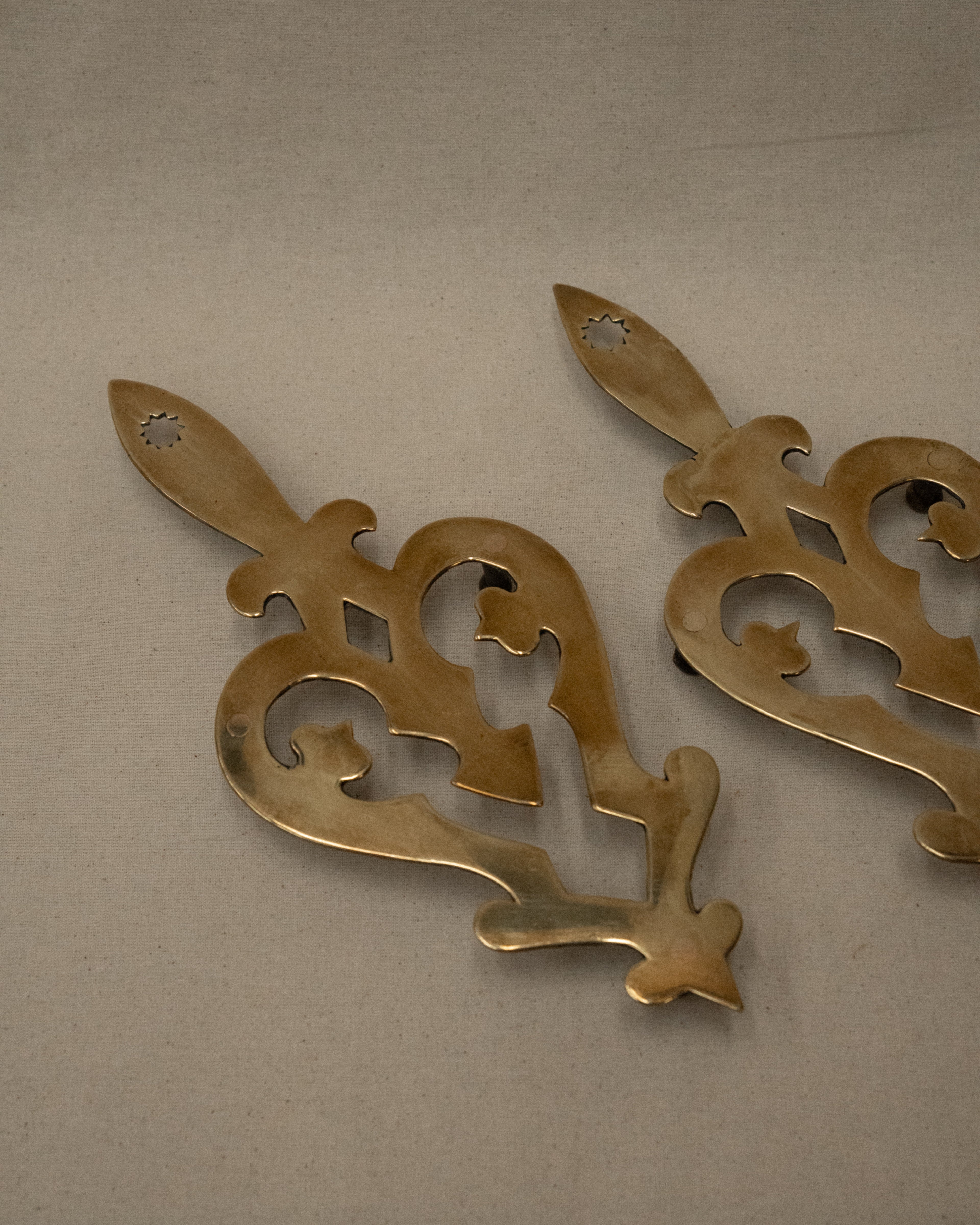 Brass trivets/wall hangings
