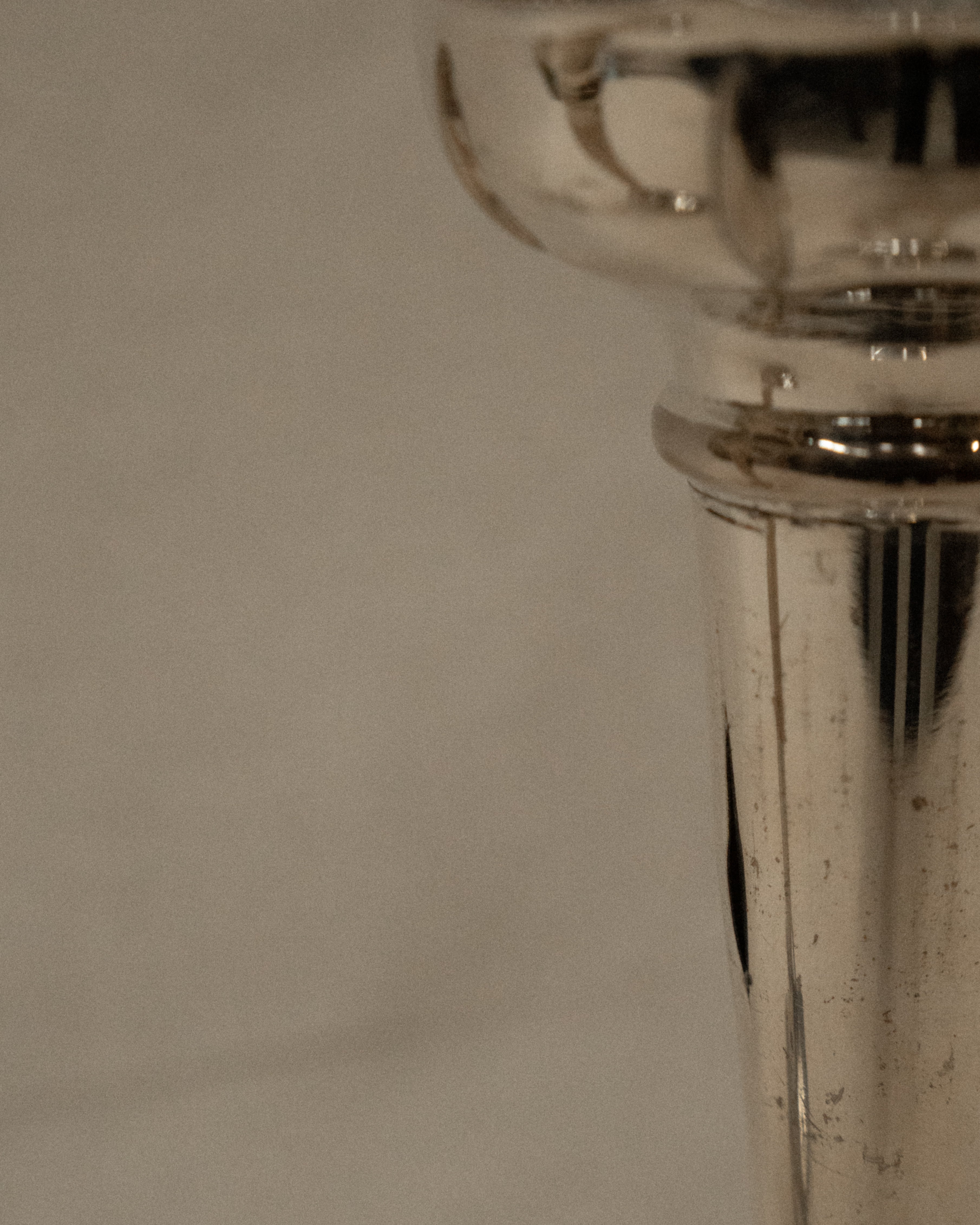 Pair of silver plated vases
