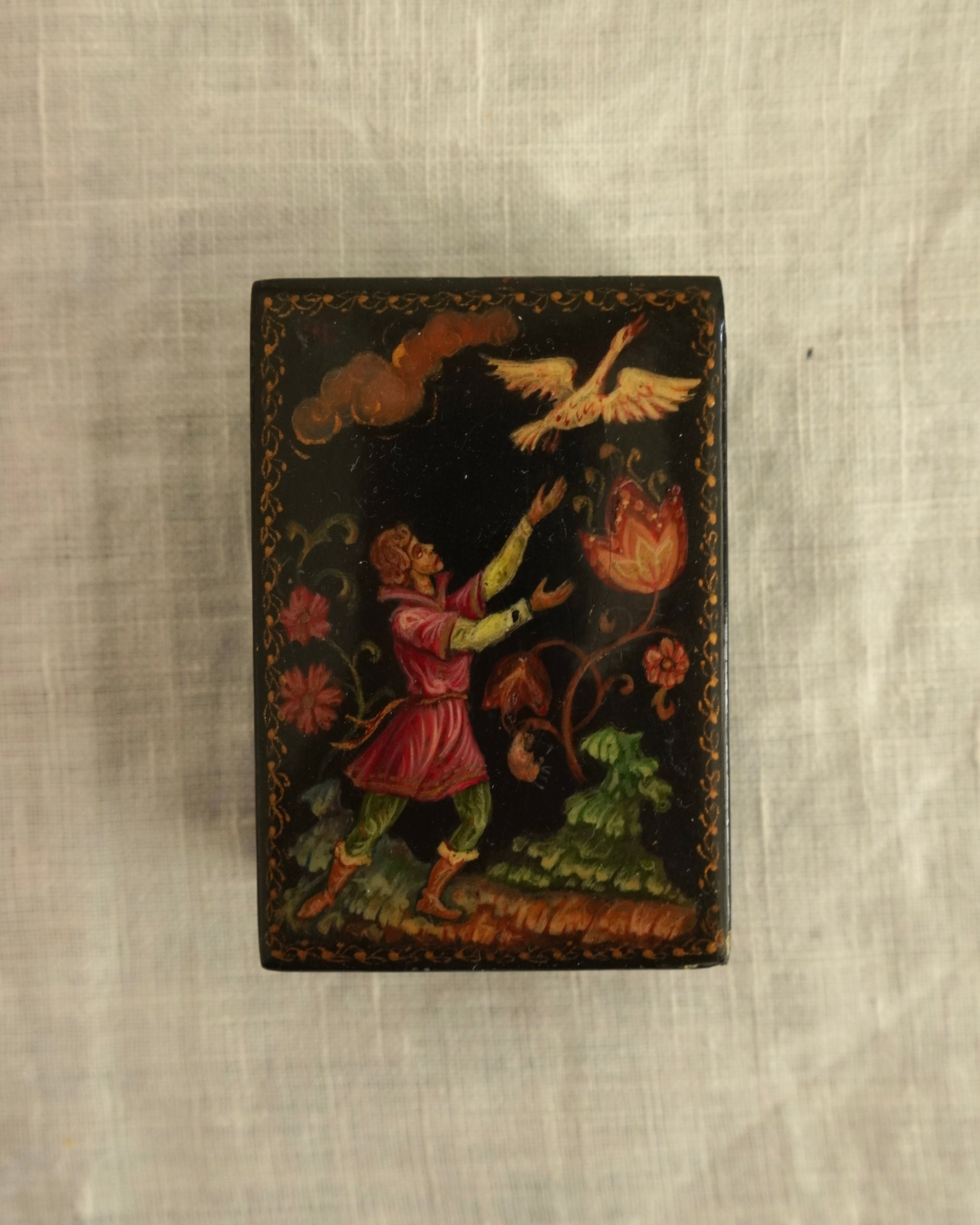 Russian handpainted laquer box