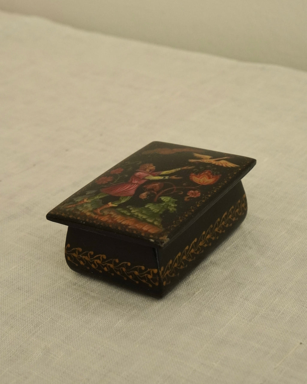 Russian handpainted laquer box