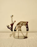Reindeer candelabra with spiral motif