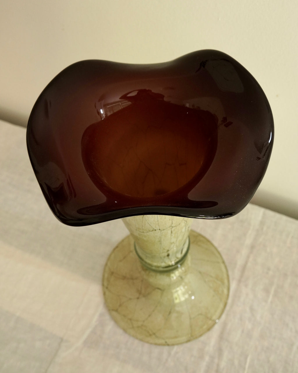 Krosno Jozefina art glass vase (Made in Poland)