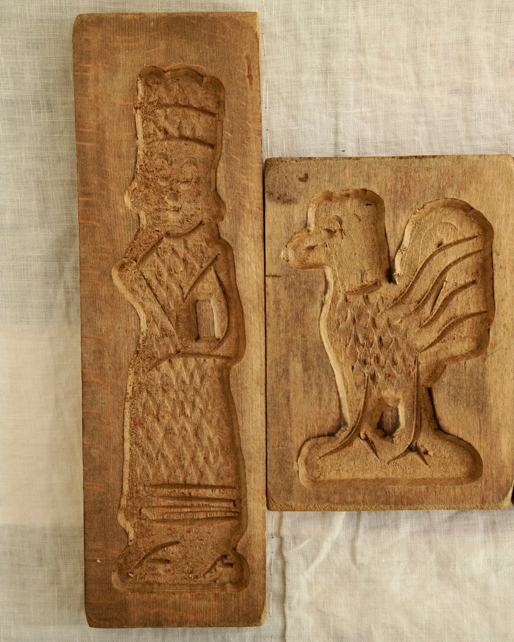 German carved wooden gingerbread moulds